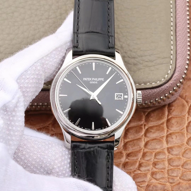 Patek Philippe Calatrava 5227G-010 ZF Factory 1:1 Best Edition Replica Watch Black Dial Swiss Cal.324 SC